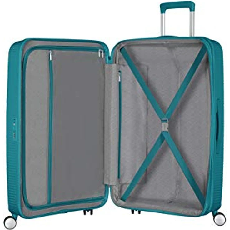American Tourister Soundbox - Spinner L Erweiterbar Koffer, 77 cm, 110 L, Jade Green, Grün (Jade Green) – Bild 5
