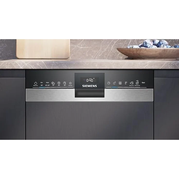 Siemens SR53HS74KE, Geschirrspüler mit 10 Maßgedecken, gebürsteter Stahl, Home Connect, 6 Programme, Energieeffizienzklasse E – Bild 4