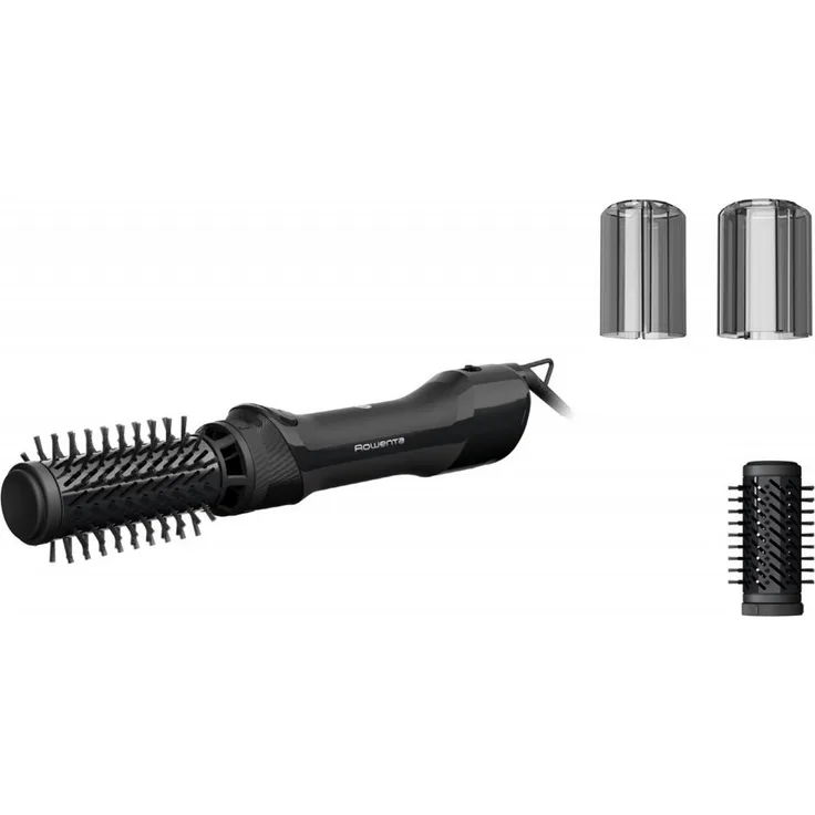 Rowenta UB9520 Brush Activ, Lockenstab mit 1000 W, rotierende Warmluftbürste, schwarz