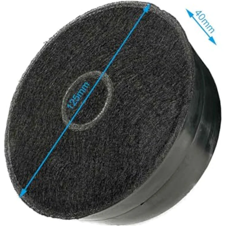 AIR2GO Aktivkohlefilter für Ikea NYTTIG FIL 120/904.213.36 (2 Stück), Dunstabzugshauben-Zubehör - Preisvergleich – Bild 4