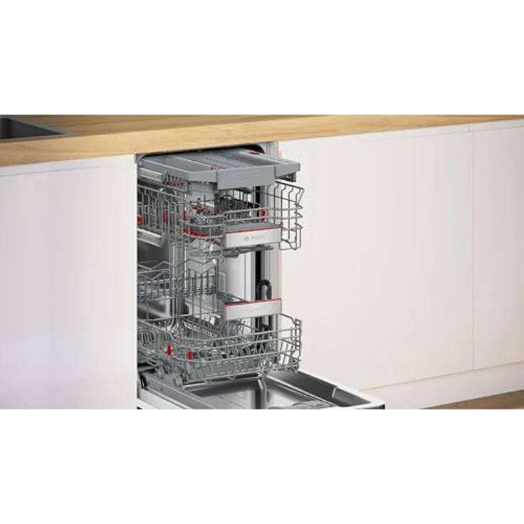 BOSCH SPI6EMS21E Serie 6 Geschirrspüler, teilintegrierbar, 448 mm breit, 44 dB (A), B, VarioFlex Korbsystem, DuoPower™ Sprüharme, Home Connect-App – Bild 3