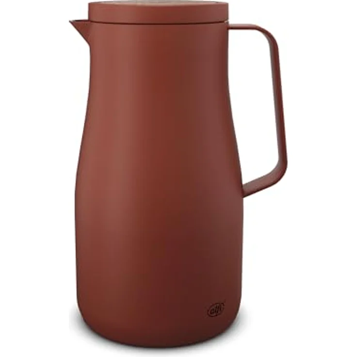 Alfi Isolierkanne Studio Tea, Rost, Metall, 1 L, BPA-frei, doppelwandig, Vakuum, lebensmittelecht – Bild 1