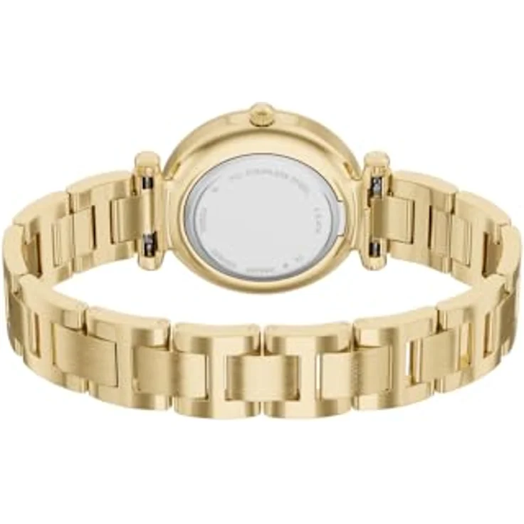 Fossil Carlie Watch, Goldfarbenes Quarz-Dreizeigerwerk mit 35-mm-Gehäuse und Edelstahlarmband, wasserdicht bis 50 m – Bild 5
