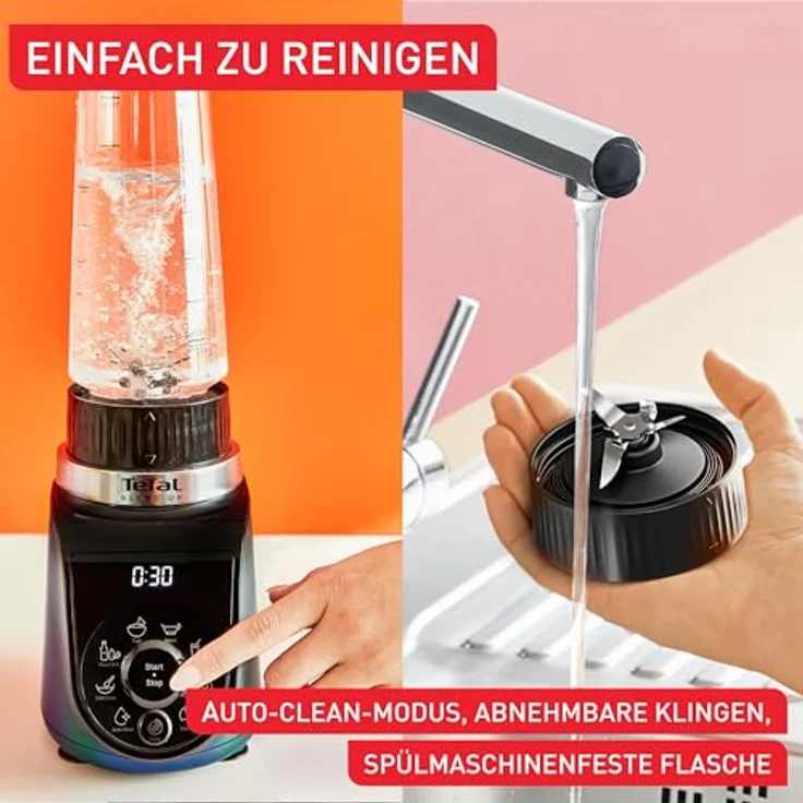 Tefal Standmixer BL19H4 Blend Up, 1000 W, 8 automatische Programme, kompakt, Silence-Modus – Bild 5