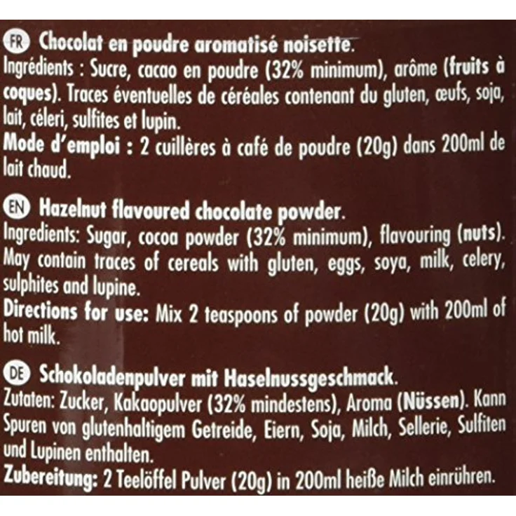 Chocolaterie Monbana Trinkschokolade Noisette, 250g – Bild 6