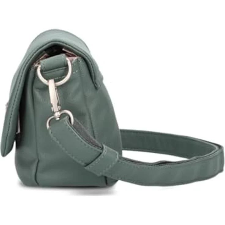 Zwei Bodybag Mademoiselle M40, Handtasche aus Kunstleder, 1 Liter Volumen, Eucalyptus-Grün, leicht und stilvoll – Bild 5