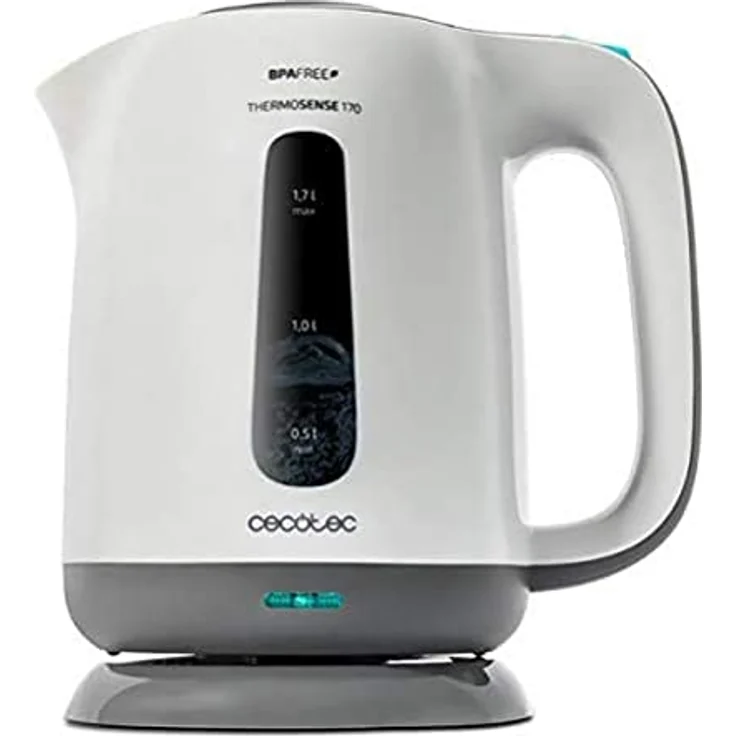 Cecotec Wasserkocher ThermoSense 170, 1,7 Liter Fassungsvermögen, BPA-frei, Abnehmbarer Kalkfilter und doppeltes Sicherheitssystem – Bild 4