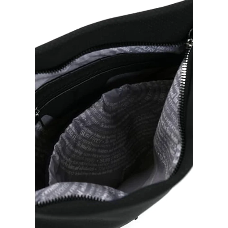 SURI FREY Romy Basic Crossover Bag, Umhängetasche mit Perforation, Schwarz – Bild 5