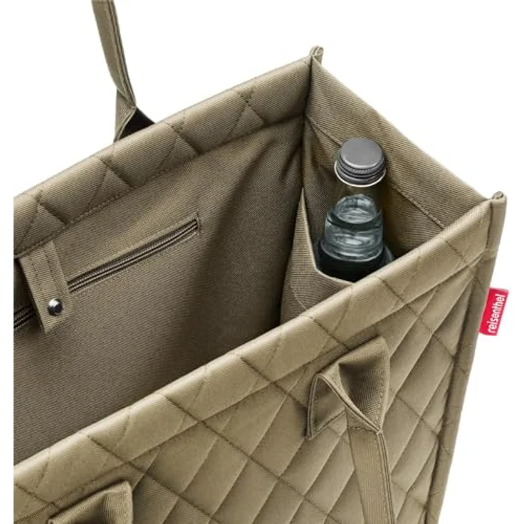 Reisenthel Shopper Daily Shopper, wasserabweisend aus recyceltem Polyester, grau, 42 x 17 x 35 cm – Bild 3