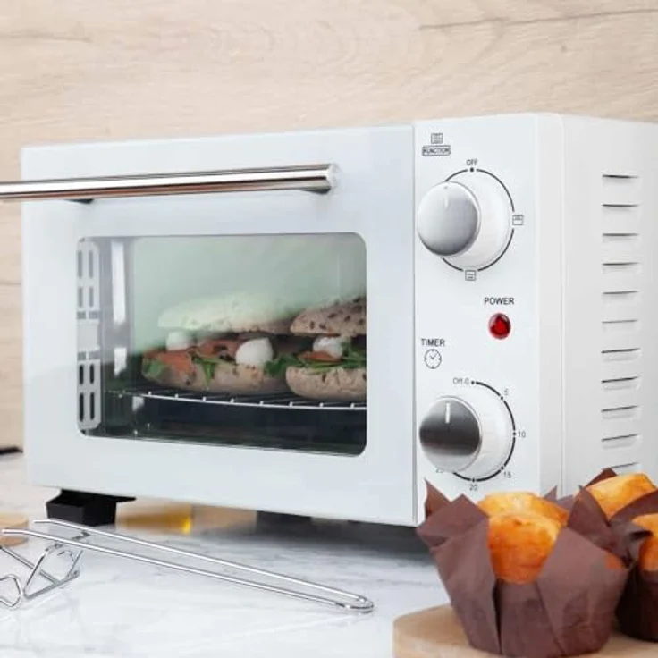 Orbegozo HO 975, Minibackofen mit 10 Litern Volumen, 800 W, weiß – Bild 5