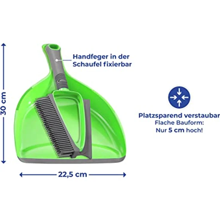 Maximex Kehrgarnitur Nass & Trocken Kehr-Set DUO, (2-tlg) mit Silikonabzieher – Bild 4