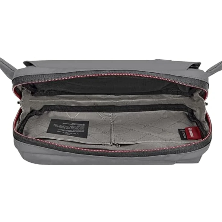 Victorinox Travel Essentials Gürteltasche mit RFID Schutz, 23 cm, grau, 100% Polyester – Bild 4