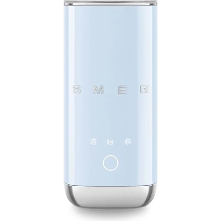 Smeg MFF02PBEU Milchaufschäumer, drei Programme für heiße und kalte Milch, Pastellblau – Bild 7