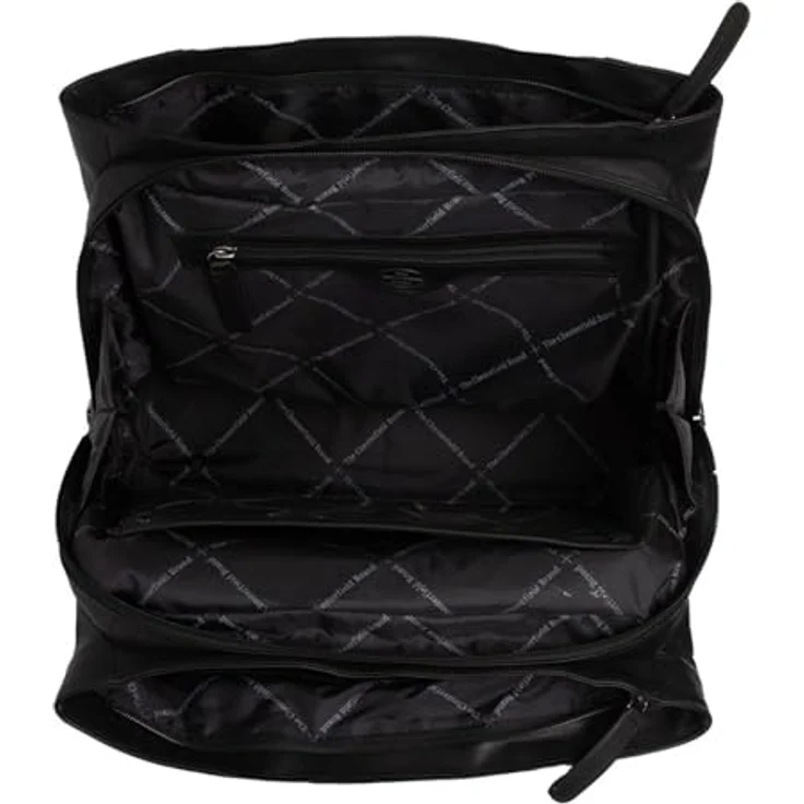 The Chesterfield Brand Passau Shopper, Handtasche aus gewachstem Rindleder, schwarz, 35 x 11 x 31 cm – Bild 4