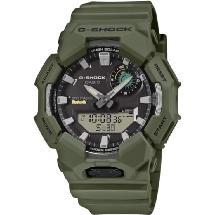 Casio G-Shock GA-B010-3AER, Multifunktionsuhr für Herren, militärgrün, Bluetooth, Step Tracker, Tough Solar, Shock Resist, analog-digitales Display – Bild 2