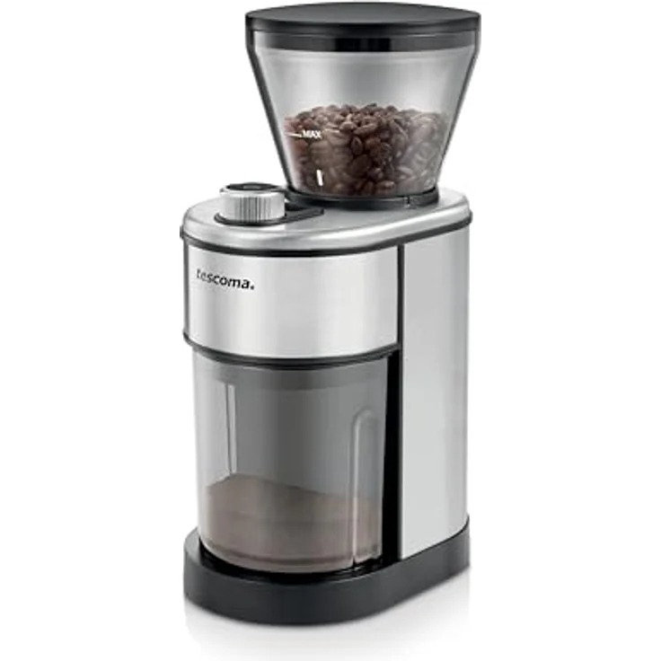 Tescoma Elektrische Kaffeemühle PRESIDENT, 15 Mahlgrade, Digitalanzeige, Automatischer Standby-Modus – Bild 1