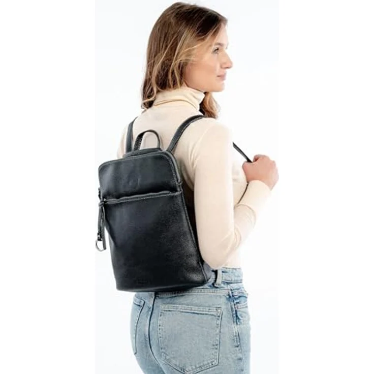 Suri Frey SFY Debby City Rucksack, 30 cm, blau, 100% Polyurethan, 29 cm x 11 cm x 30 cm – Bild 4