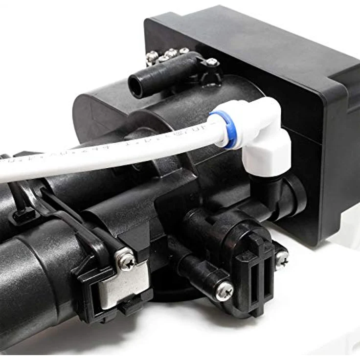 Wiltec SOFT-R1 Wasserenthärtungsanlage, Wasserentkalkung 500 l/h, Ionenaustauscher mit 10 l Soletank – Bild 8