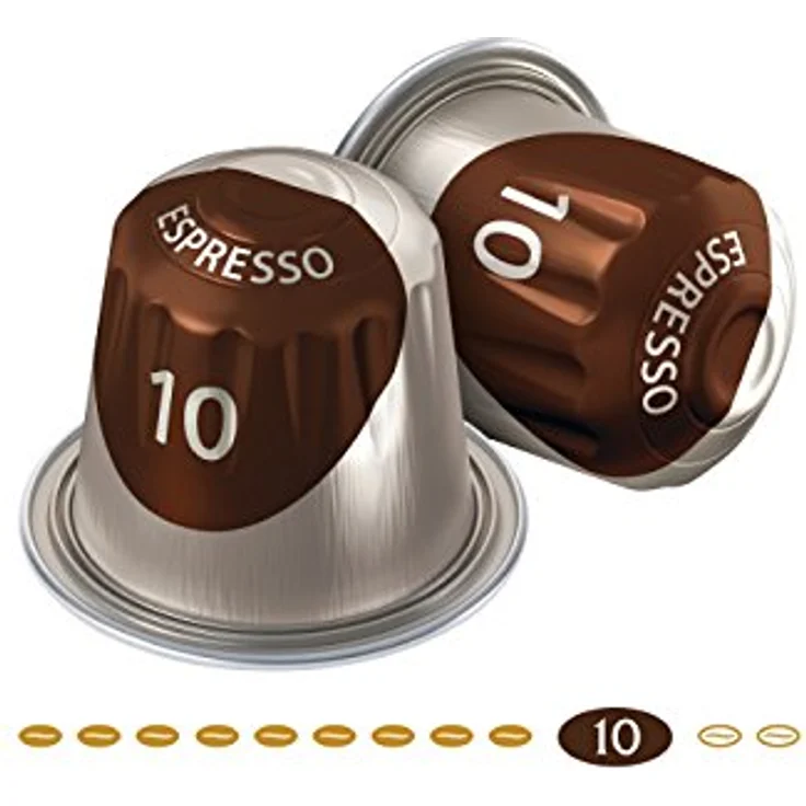 Jacobs Espresso 10 Intenso, Kaffeekapseln, Nespresso Kompatibel, Kaffee, 10 Kapseln, á 5.2 g – Bild 3