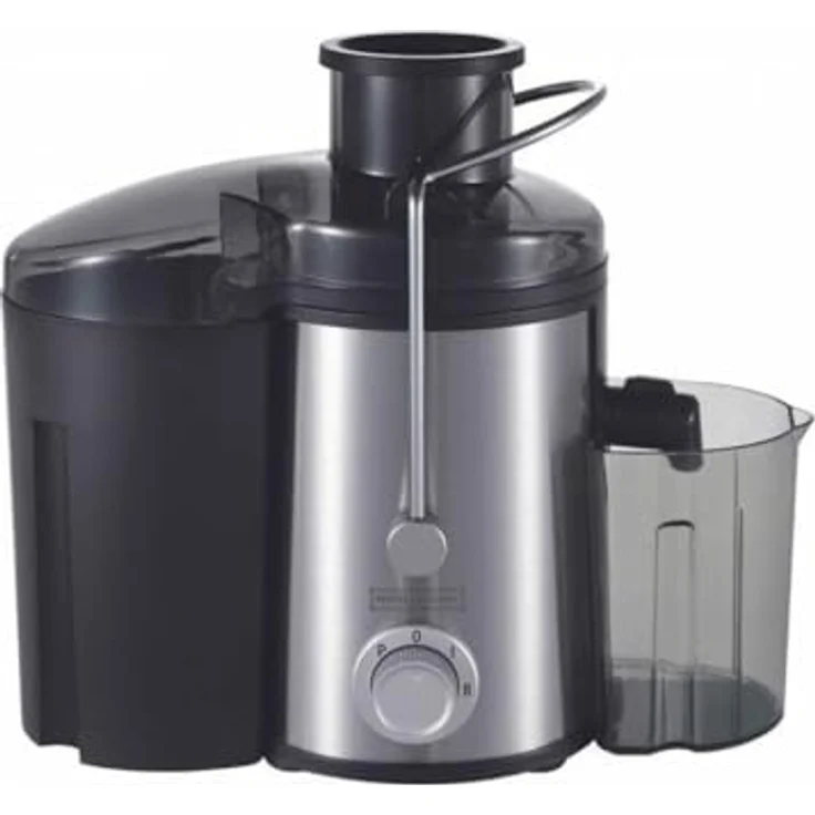 Royalty Line RLPJ19001-SIL, 700-W-Entsafter mit Hochleistungsmotor, 2 Geschwindigkeiten, Edelstahl, abnehmbarer Filter, elegantes Design für frischen Saft in Silber – Bild 1