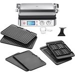 Braun MultiGrill 9 CG 9047 Kontaktgrill mit spülmaschinenfesten Grill-, Flach- und Waffelplatten, Grillpositionen: Kontakt, BBQ, Ofen, Fettauffangschale, 250° Höchsttemperatur, Sear-Funktion (Boost), Schwarz/Edelstahl - Preisvergleich