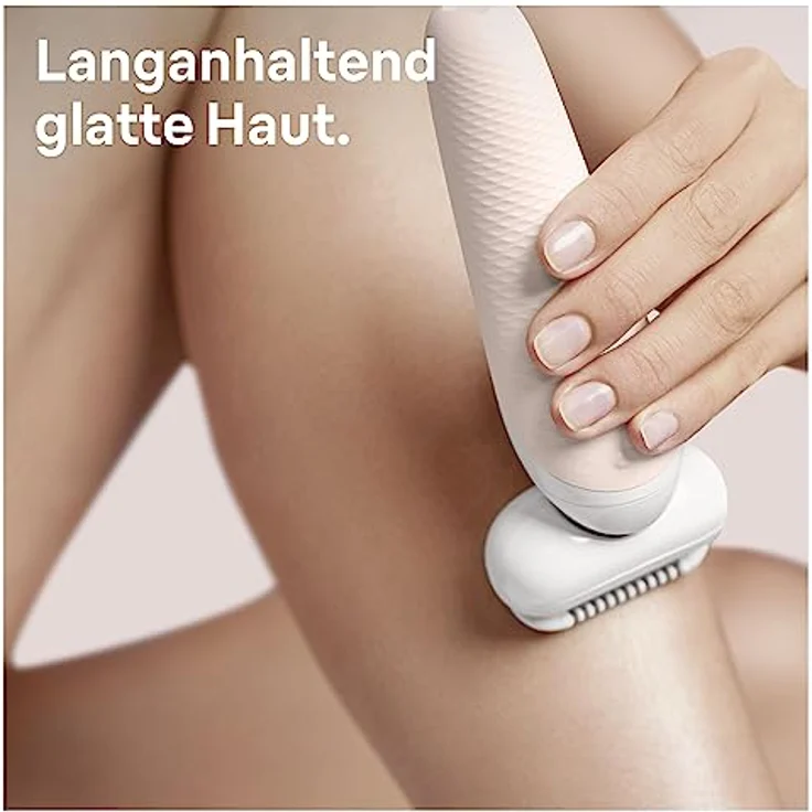 Braun Silk-épil 9 Flex 9010 Epilierer mit flexiblem Kopf inkl. Rasieraufsatz, Tiefen-Peelingbürste – Bild 2