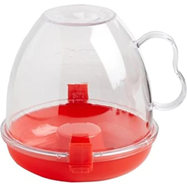 Mikrowellen Popcornmaker Popcornbereiter 17 x 15,5 x 15 cm Popcornmaschine Popcorn Maker Schüssel ohne Öl – Bild 1