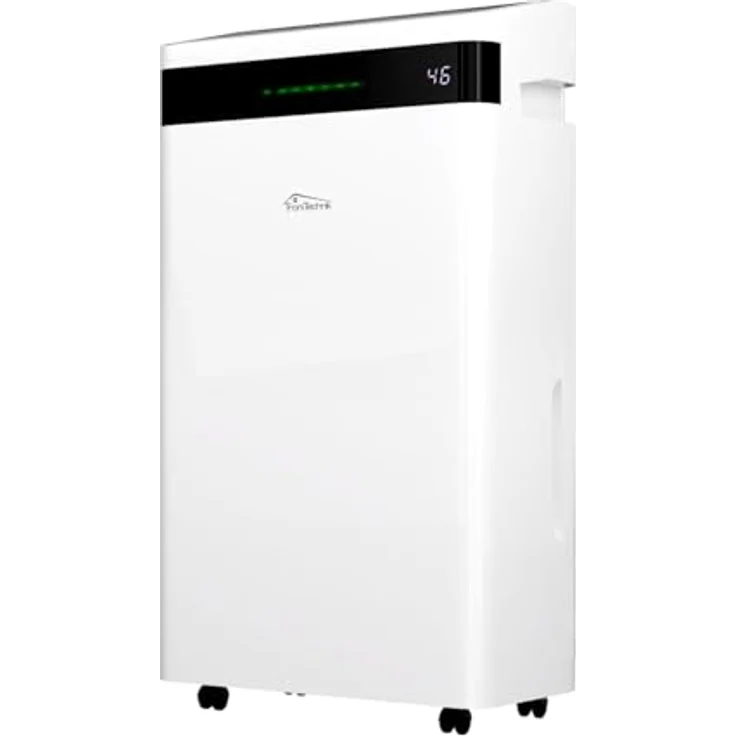 TroniTechnik TT-EF-04, Luftentfeuchter mit 20 l/Tag Entfeuchtungsleistung, WiFi-Steuerung, abnehmbarer Tank, automatische Abschaltung – Bild 6