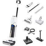 MEDION H30 Hartbodenreiniger mit Saugfunktion (kabellos, Akku, getrennter Frisch- und Schmutzwassertank, Selbstreinigung, LED Display, MD11935)