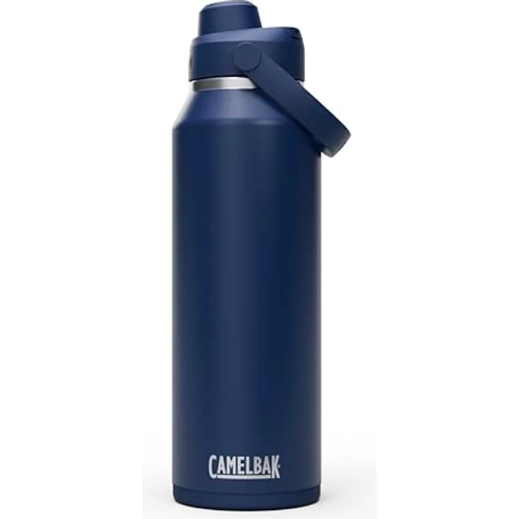 CAMELBAK Thrive Chug, Wasserflasche aus isoliertem Edelstahl, 1,2 L, auslaufsicher, spülmaschinenfest, Marineblau – Bild 1