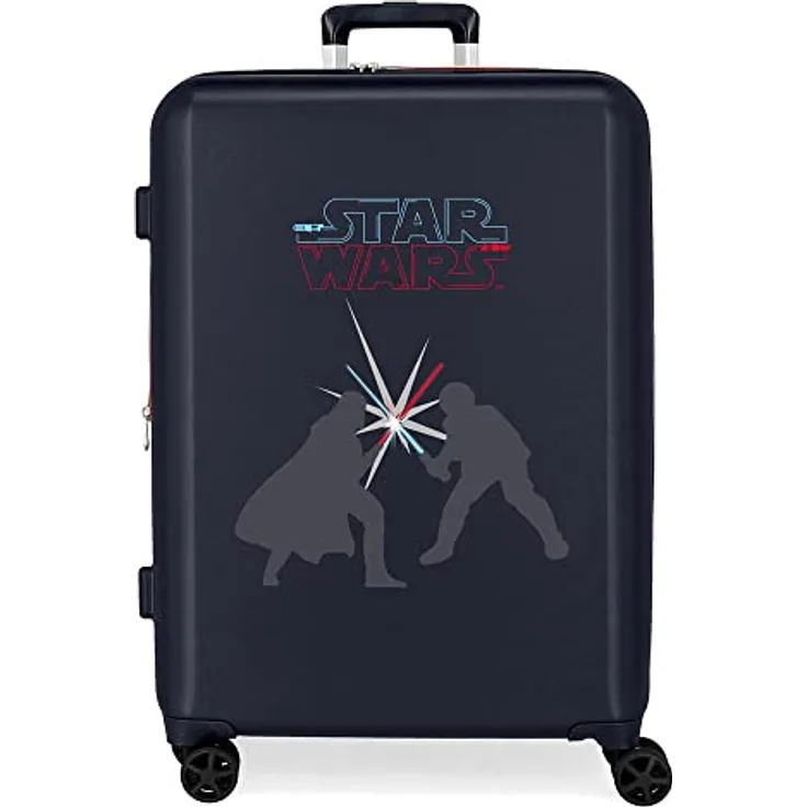 Star wars Swords Maleta Mediana Azul 48x70x26 cms Rígida ABS Cierre TSA Integrado 81L 3,98 kgs 4 Ruedas Dobles
