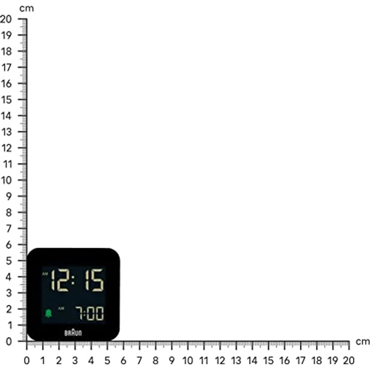 Braun BC08B Digitaler Reisewecker mit Schlummerfunktion, negativem LC-Display, schneller Einstellfunktion und Crescendo-Alarm in Schwarz – Bild 5