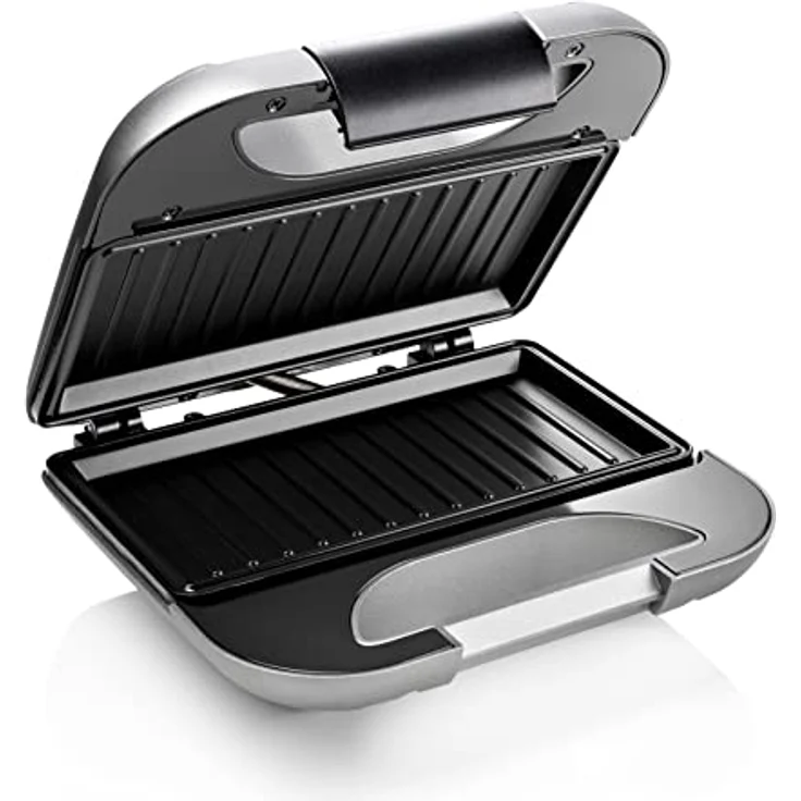 Princess Sandwich Maker DeLuxe in Mattoptik, 22x12cm Bratfläche, 750 Watt, 0,85 M Kabellänge, mit Sicherheitsverschluss, 127003 – Bild 3