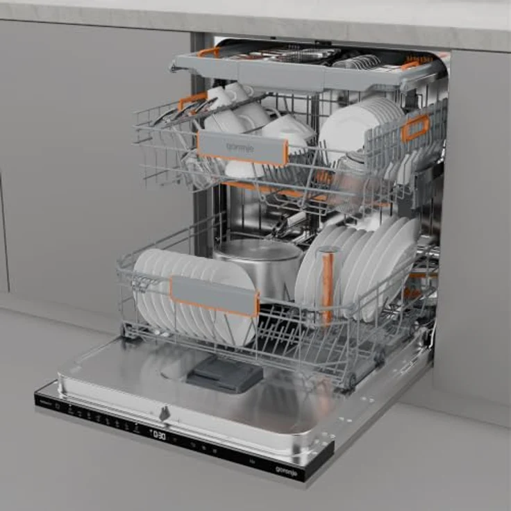 Gorenje GV6G63A60H vollintegrierter Geschirrspüler 60 cm, 16 Maßgedecke, EEK A, 7 Programme, TotalDry, BottleWash, FlexUse – Bild 12