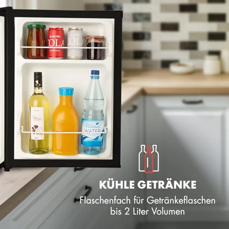 Klarstein Mini-Kühlschrank Skincare Fridge, 65L, leise, 0-10°C, für Getränke und Kosmetik – Bild 5