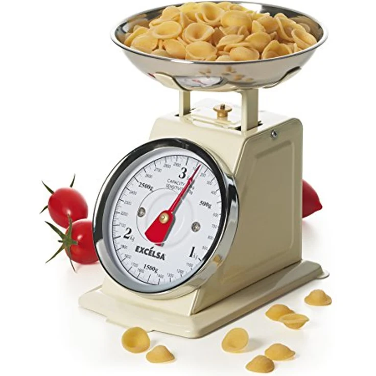Brunch Time Excèlsa Vintage Creme Küchenwaage, 3 kg-10g – Bild 3
