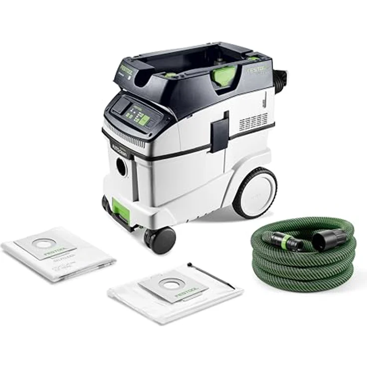 Festool Absaugmobil CLEANTEC CTL 36 Ei AC, Bodenstaubsauger mit automatischer Abreinigung und Bluetooth, blau – Bild 1