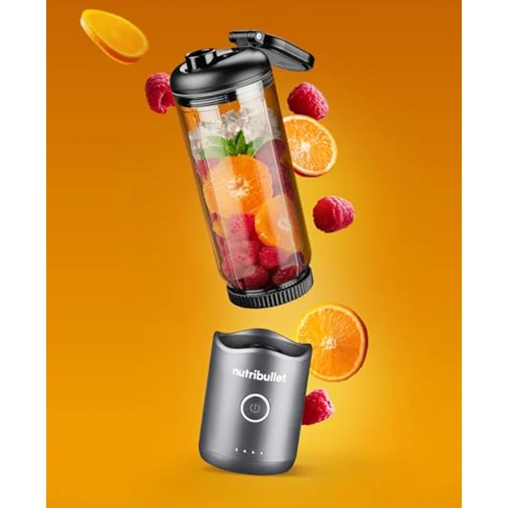 NUTRIBULLET Flex Portable NBP 013 GM Smoothie Maker Stahlgrau, 590 ml) – Bild 3