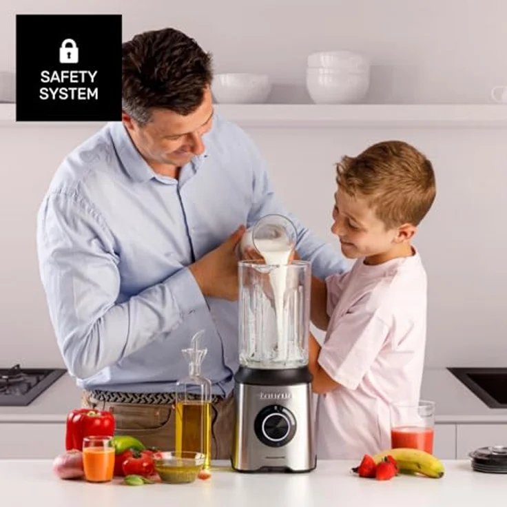 Taurus Standmixer PRIOR ADVANCE 1800 W 2 L, leistungsstarker Standmixer in schwarz – Bild 9