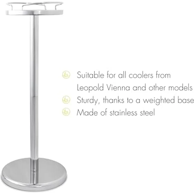 Sektkühlerständer verchromt ø260x680mm – Bild 4
