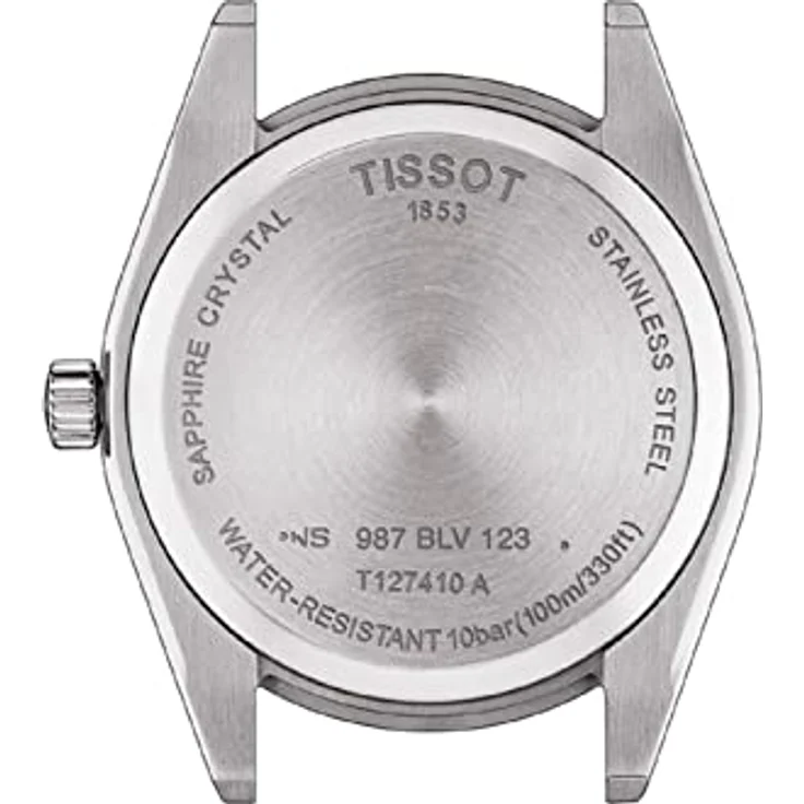 Tissot Chronograph Tissot Herren-Uhr T1274101105100 Edelstahl/schwarz, mit Saphirglas, 10 bar Wasserdichtigkeit – Bild 5