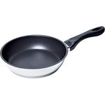 Bosch HEZ390220 Zubehör für Kochfelder, Systempfanne Ø 19 / 24 cm, Edelstahl, für Kochfelder mit PerfectFry, Made in Germany