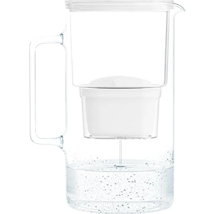 Wessper Aquamax Crystalline Filterkanne weiß + 1 Kartusche, Wasserfilter, Weiss – Bild 2