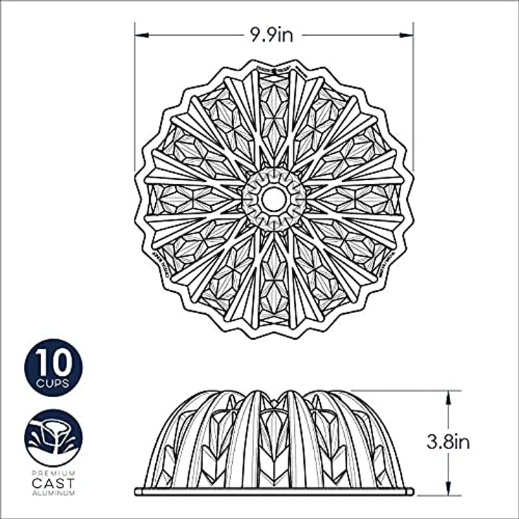 Backform Cut Crystal Bundt – Bild 9