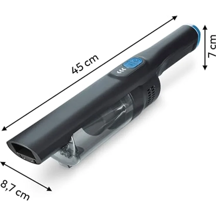 MEDION Handstaubsauger MD12057, kabellos mit HEPA-13 Filter und 20 kPA Saugleistung, grau – Bild 5