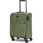 REDOLZ Cabin Weichschalen Kabinen-Koffer | Leichter Trolley mit 4 Doppelrollen für Damen & Herren 37 x 23 x 55 cm (Essentials 12)