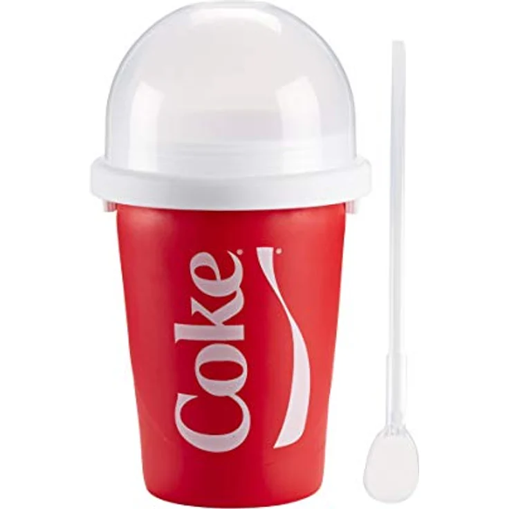 ChillFactor Coca Cola slushy Maker - Reusable slushy Maker Cup, Homemade slushies. Squeeze Cup slushy Maker Kitchen Toys – Bild 4