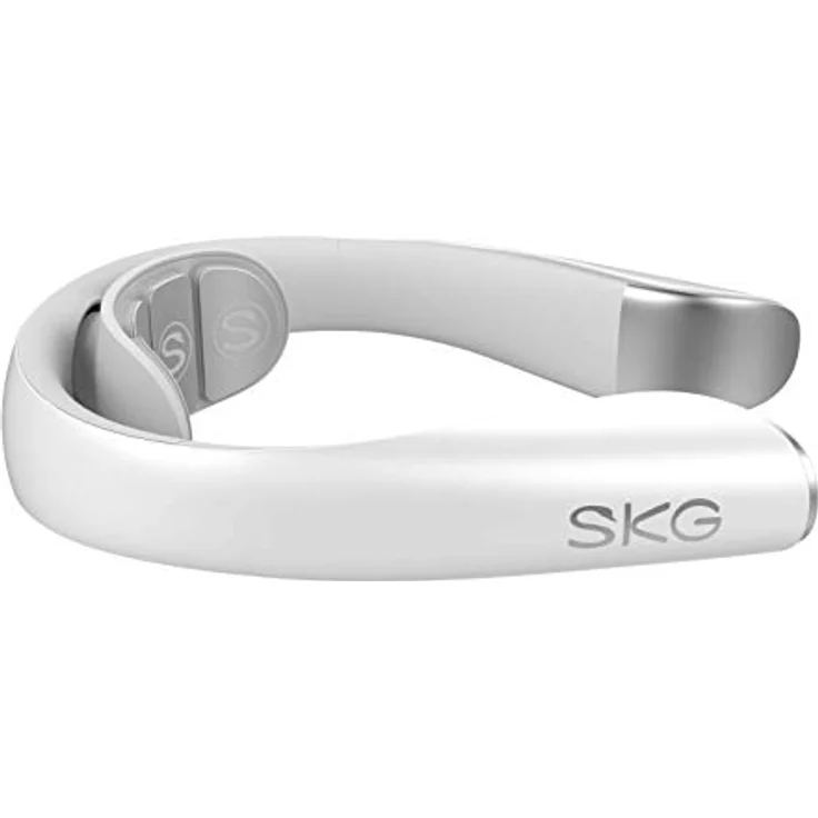 SKG Nackenmassagegerät, K5PRO, weiß Muskeltherapie zum Stressabbau, patentierte elektronische Technologie, batteriebetrieben – Bild 2