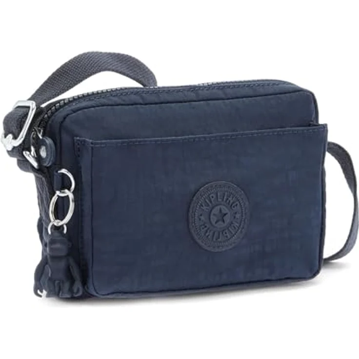 KIPLING Umhängetasche Basic Abanu Crossbody S, kleine Tasche in Blue Bleu 2 mit vielen Zipperfächern und verstellbarem Schulterriemen – Bild 2
