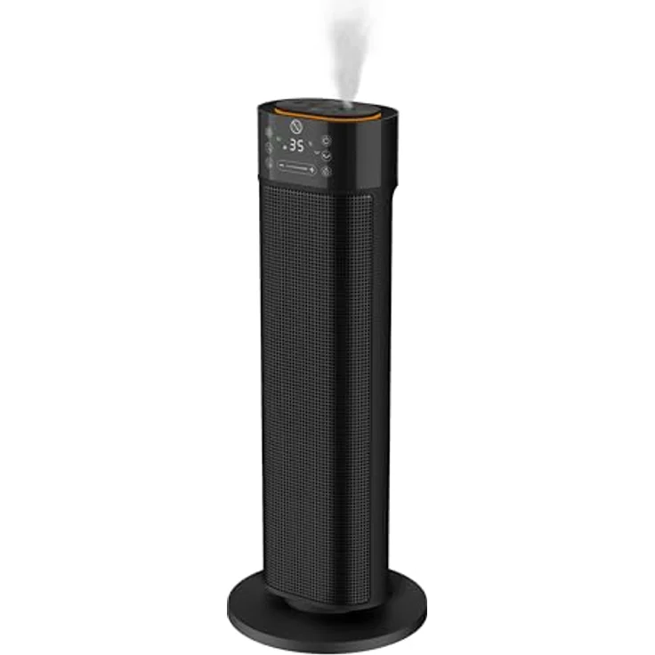 Fakir HT 1000 2in1 Turmheizlüfter, Heizlüfter mit Schwarz Finish – Bild 1